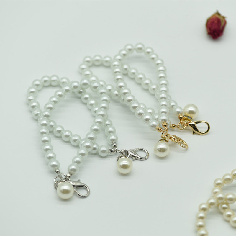 Glass Pearl Short Chain Candy Box Gift Decorative Bracelet