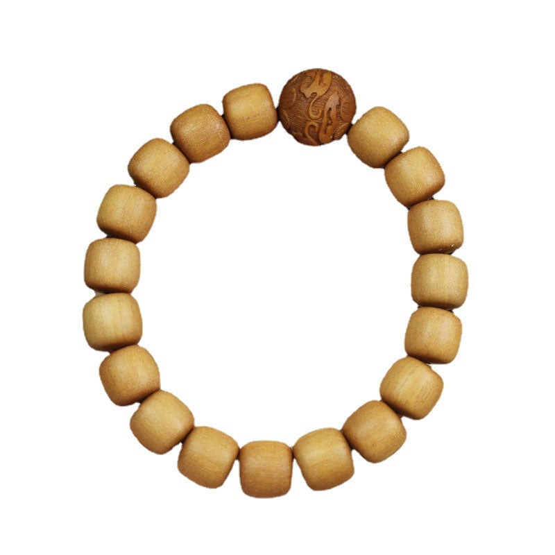 Indonesia Teak Barbie Sandalwood Bead Carved Black Meat Bracelets