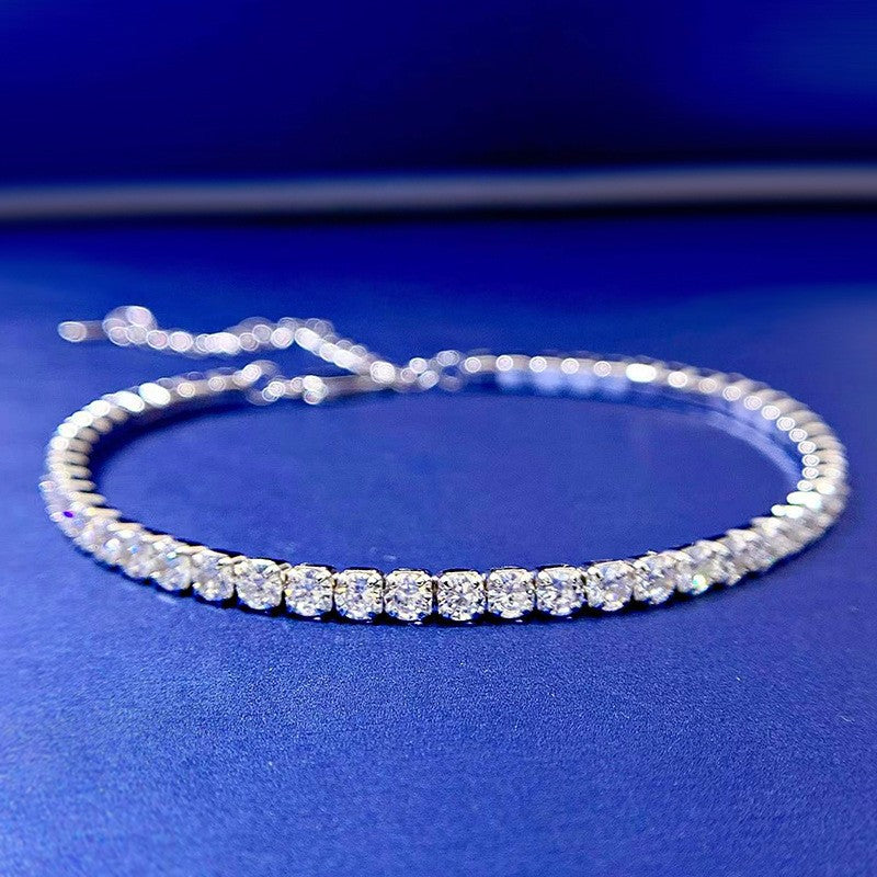 Women's Light Luxury Single Row Full Diamond For Bracelets