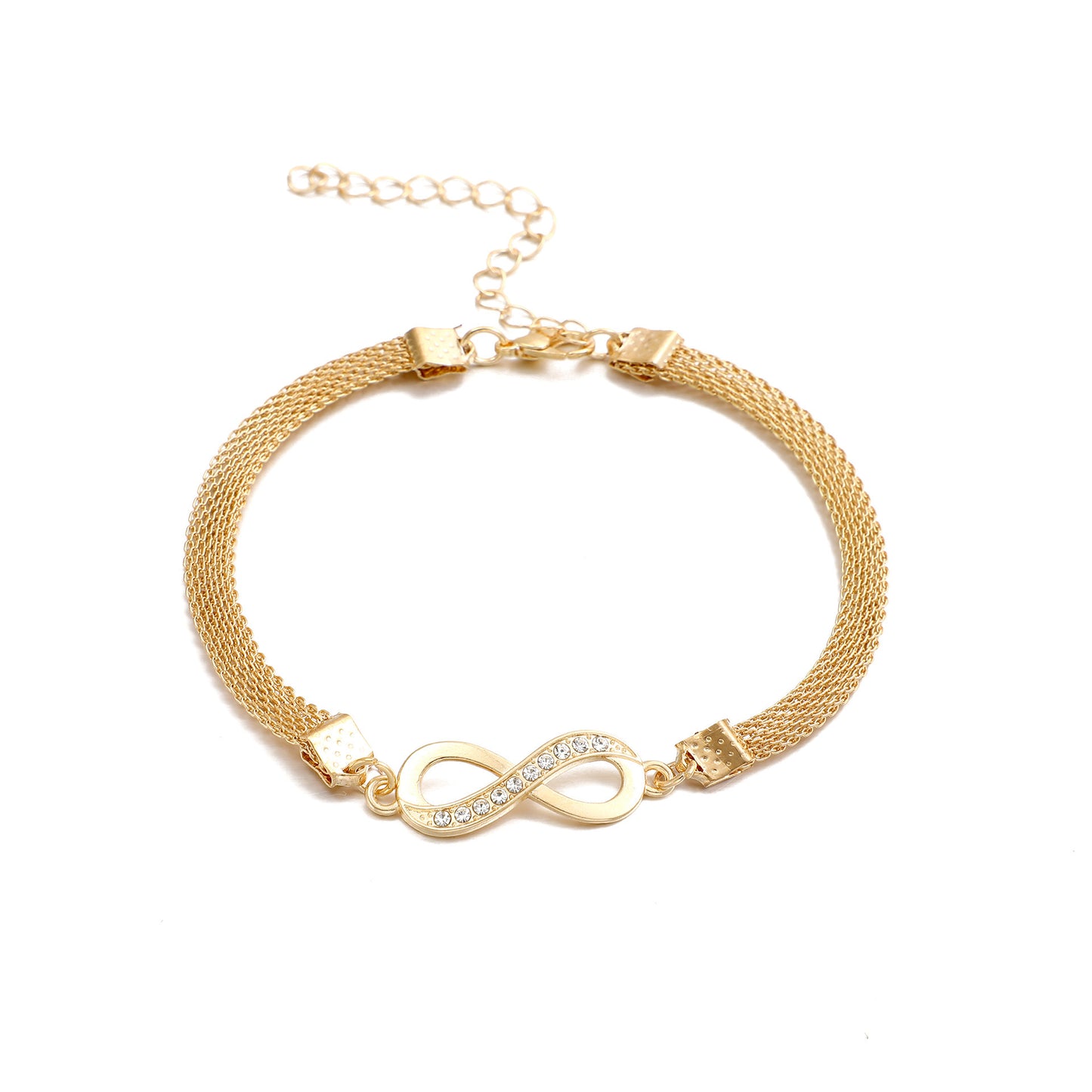 Popular Infinite Diamond Creative Retro Simple Anklets