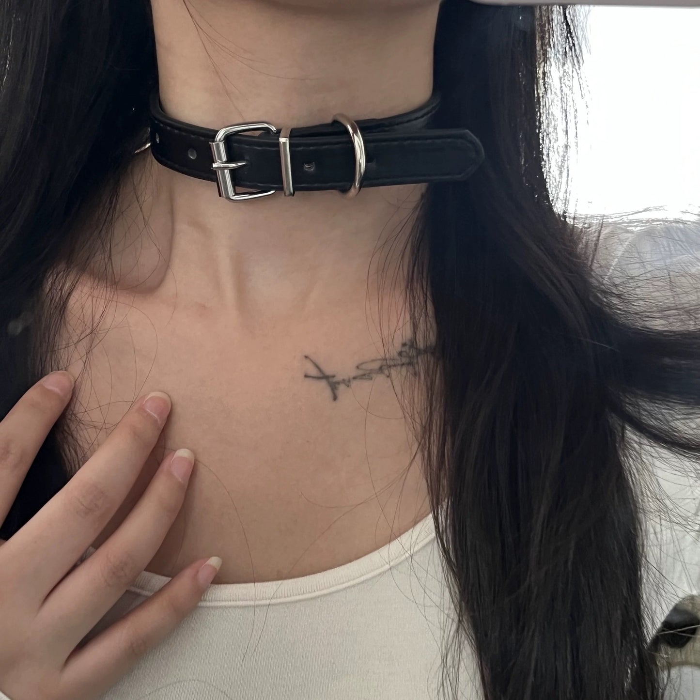 Women's Punk For Necklet Neckband Sweet Cool Black Clavicle Belts