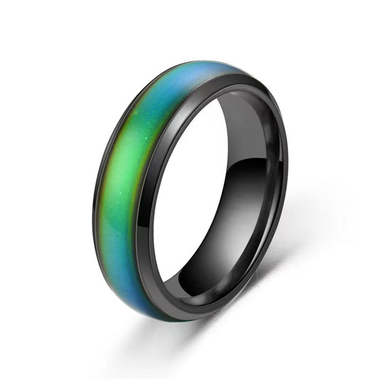 Steel Female Mood Cold Wind Titanium Rings