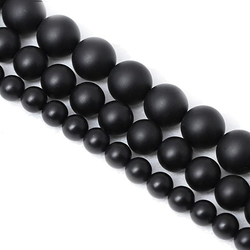 Glass Loose Round Beads Scattered Frosted Jewelry Accessories