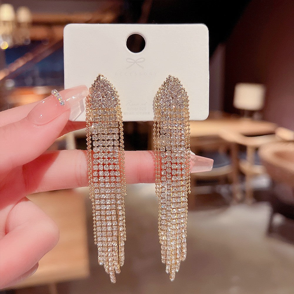 Needle Korean Style Light Luxury Exaggerated Geometric Earrings