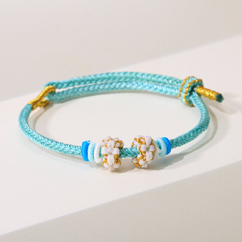 Festival Beads Threading Wear Gold Lucky Bracelets
