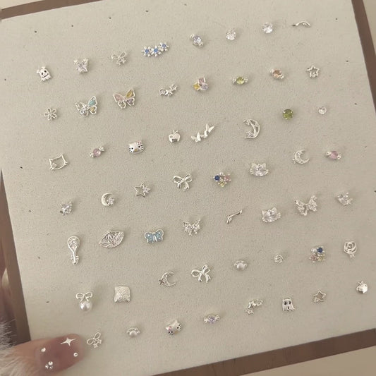 Women's Sparking Zirconium Pearl Light Luxury High-grade Unique Beautiful Stud Earrings