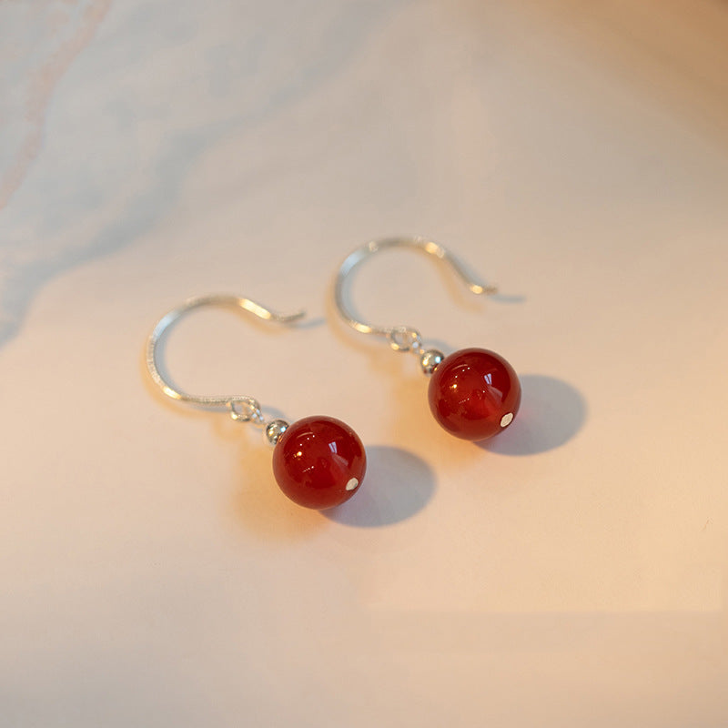 Women's Beads Niche Design Fashion Simple Chinese Style Ear Hook
