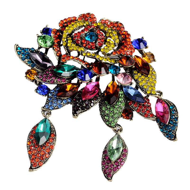 Retro Atmospheric Baroque Style Large Fashion Brooches