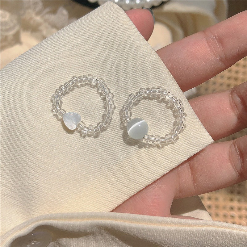 Index Finger Beaded Elastic Adjustable Niche Design Luxury Bracelets