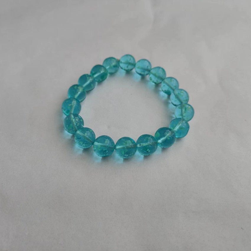 Luminous Stars Glass Bead Transparent Crystal Bracelet