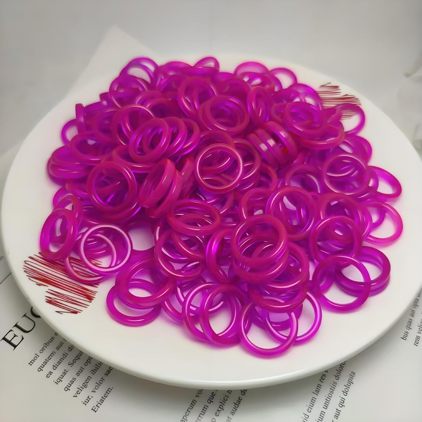 Female Single Material Sticky Accessory International Trade City Ring