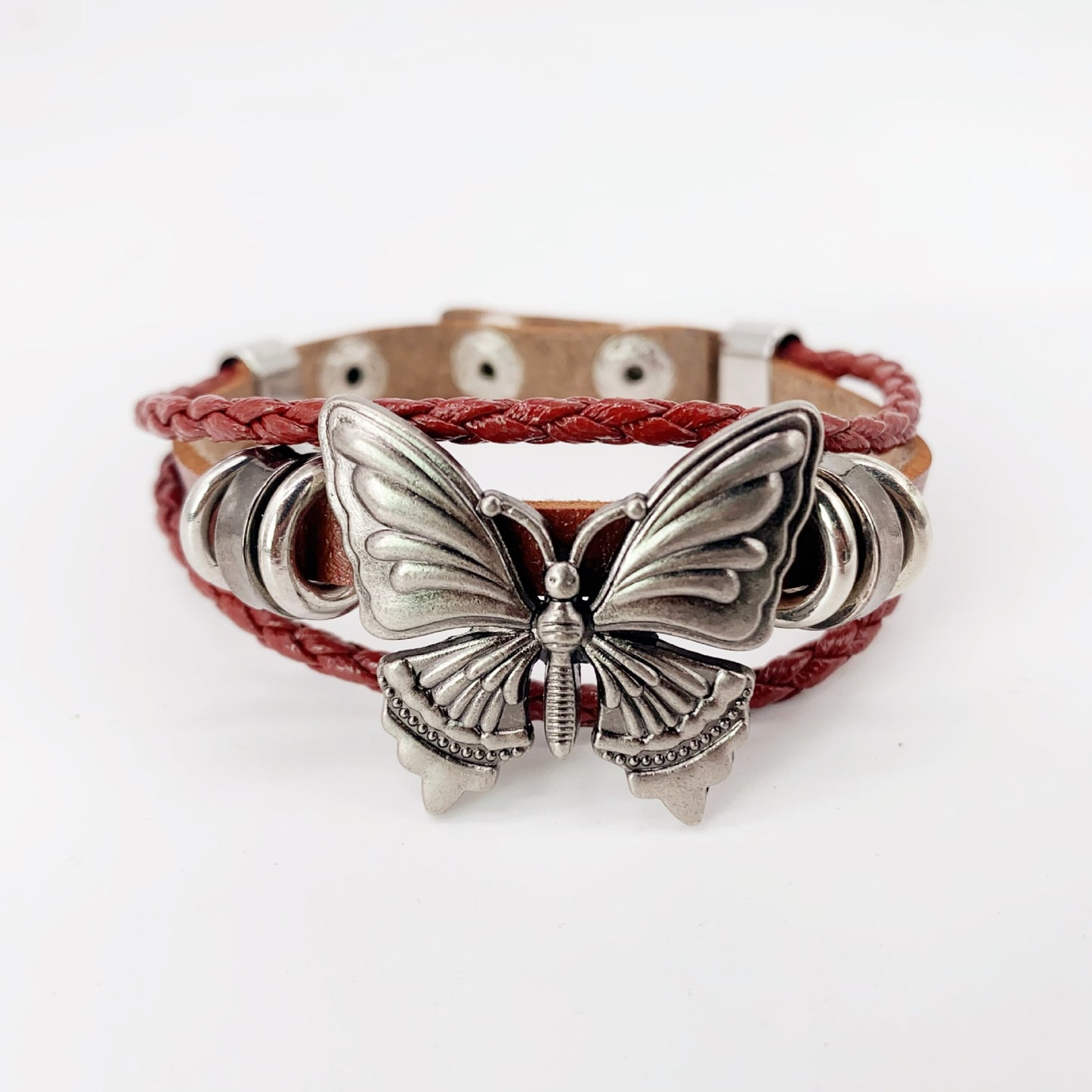 Vintage Butterfly Element Design Dark Wind Bracelet