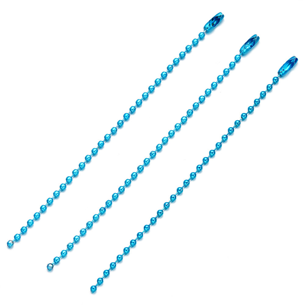 Bead Metal Wave Chain Tag Key Jewelry Accessories