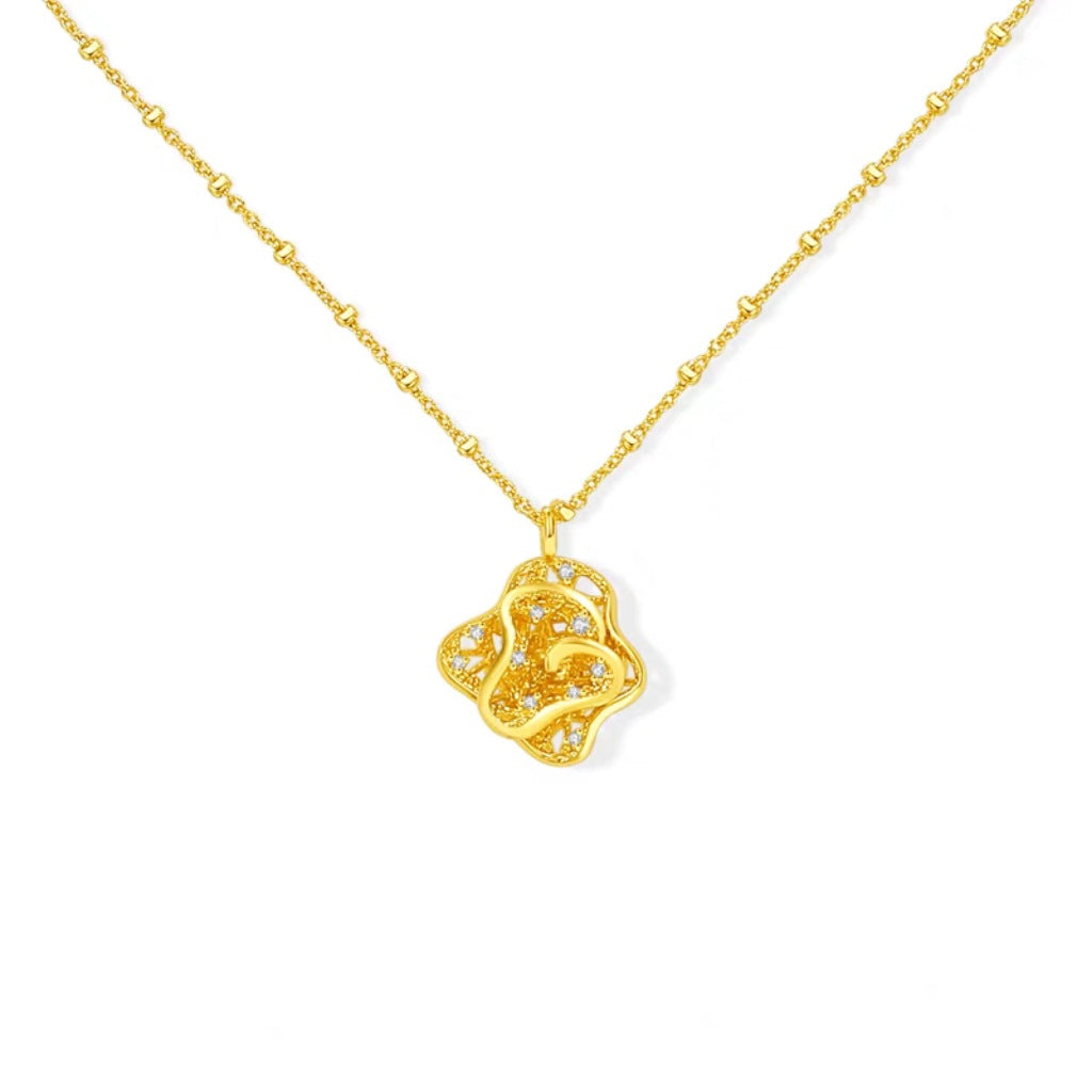 Lace Series Skirt Flower Elegant High Jewelry Set