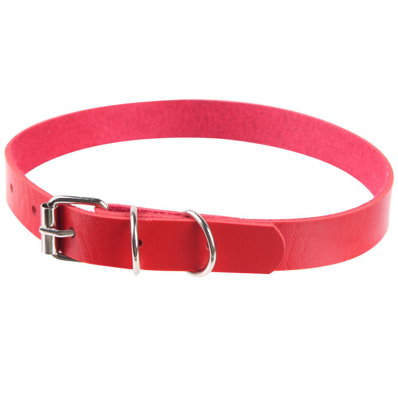 Women's Retro Punk Rock Leather Neck Band Clavicle Trendy Collar