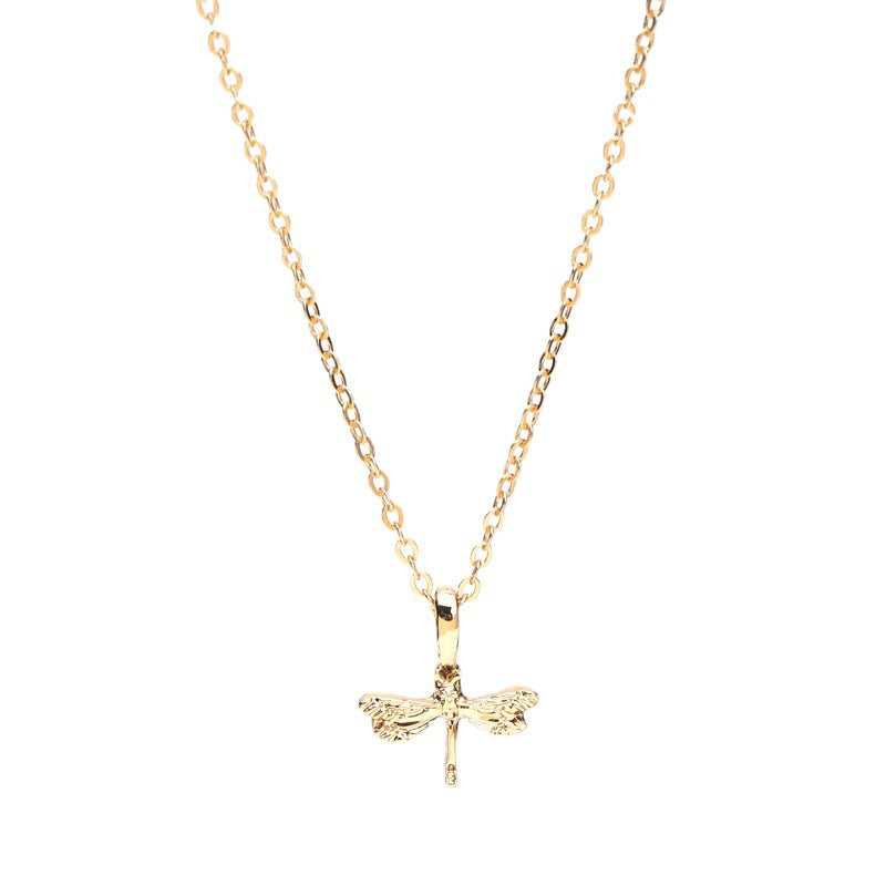 Attractive Dragonfly Animal Card Clavicle Chain Necklaces