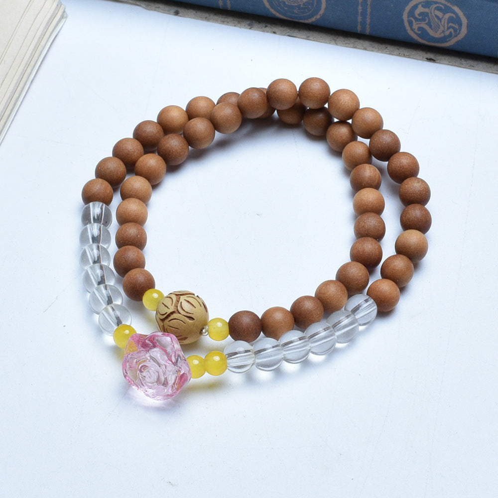 Barbie Sandalwood Tassel National Style Female Artistic Bracelets