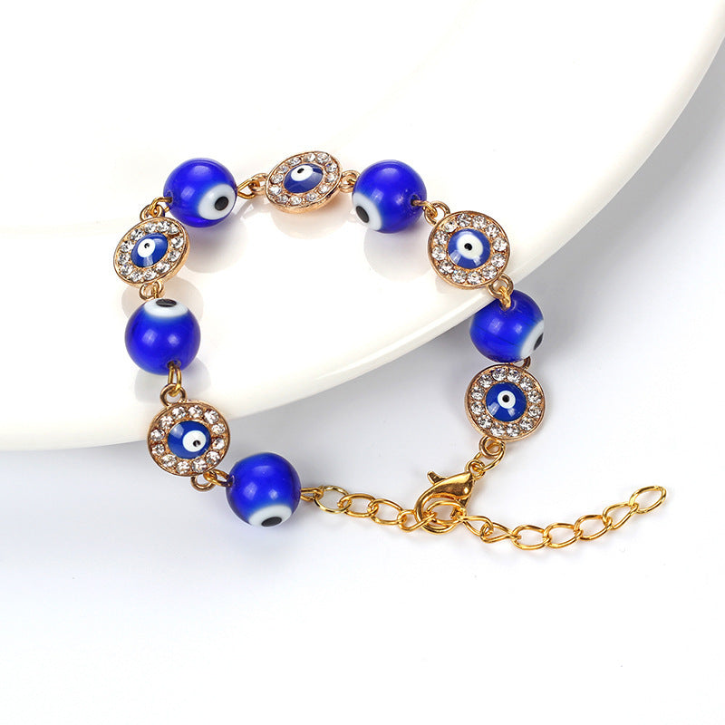 Evil Eye Creative Blue Beads Stringed Bracelets