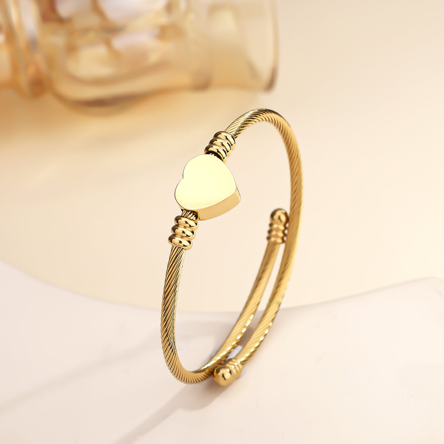 Titanium Steel Stainless Real Gold Furnace Bracelets