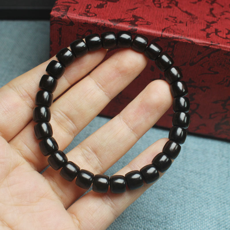 Women's & Men's Round Bead Straight Cut Mori Style Buddha Bracelet