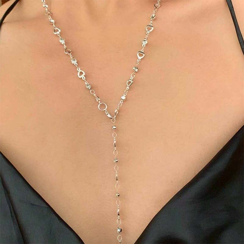 Women's Ornament Elegant Colorful Crystal Metal Clavicle Necklaces