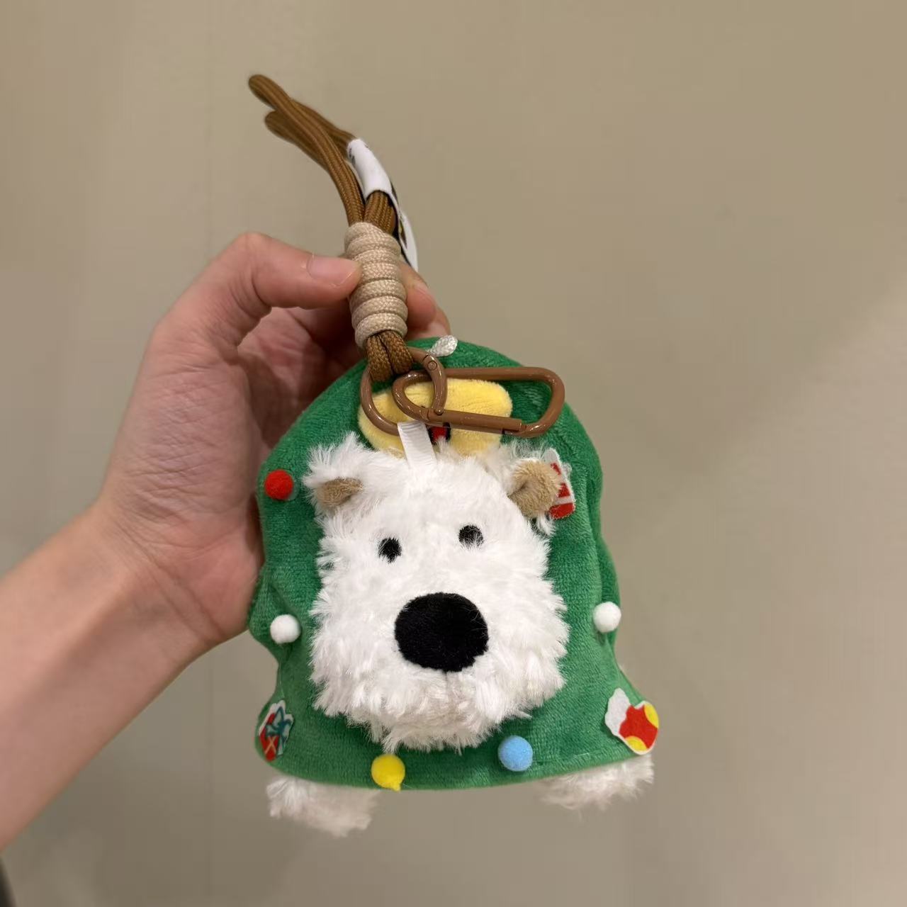 Highland Scrawled Puppy Plush Doll Backpack Cute Hanging Ornaments
