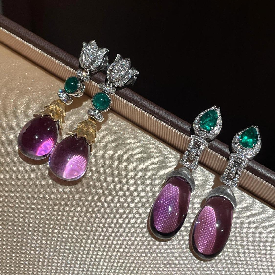 Women's Crystal Flash Zircon Light Luxury Earrings