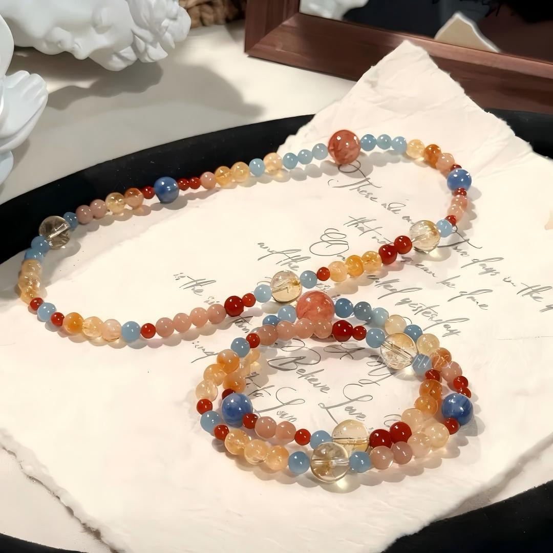 Women's Colorful Pearl Chinese Style Retro Bracelets