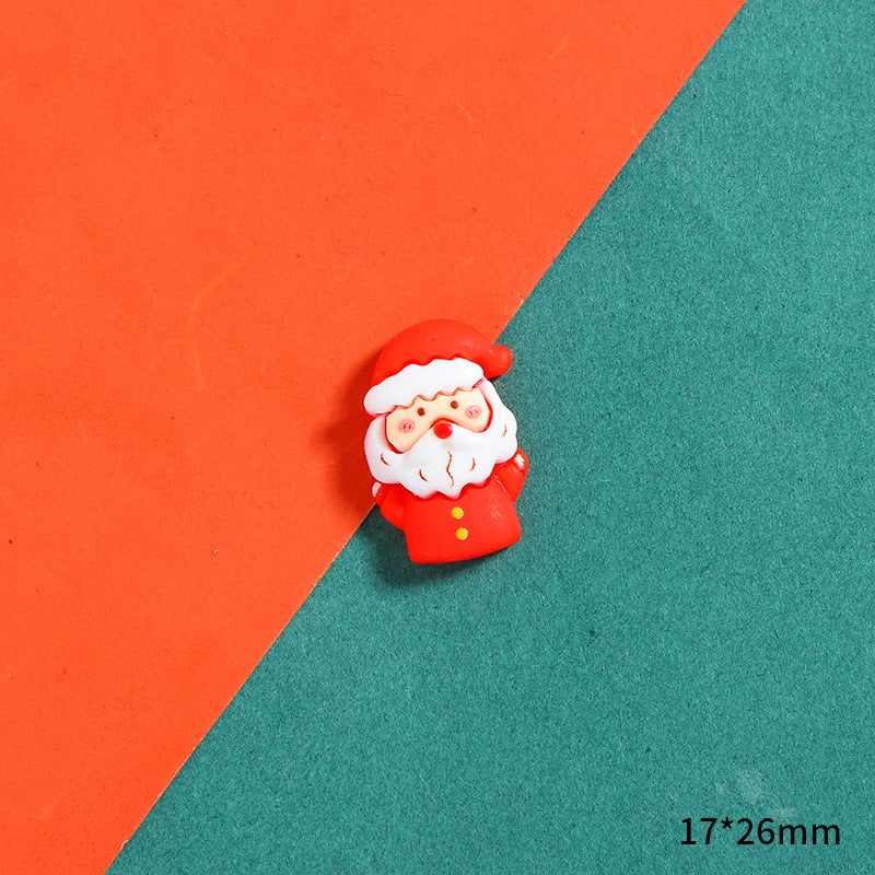 Cartoon Christmas Series Resin Cream Glue Jewelry Accessories