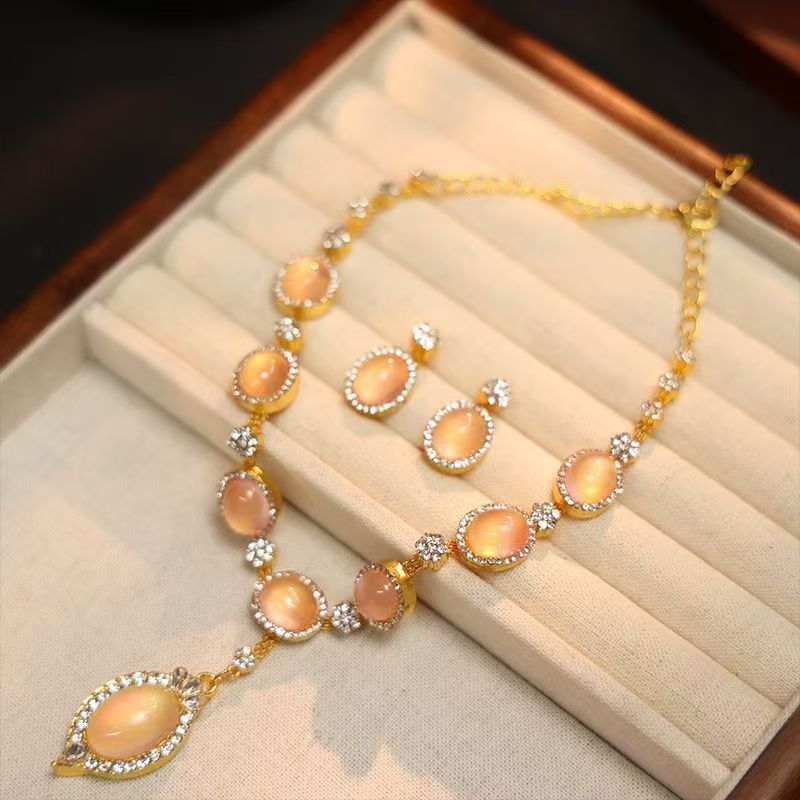 Noble High Quality Suit Bride Classical Exquisite Chinese Style Modeling Jewelry Set