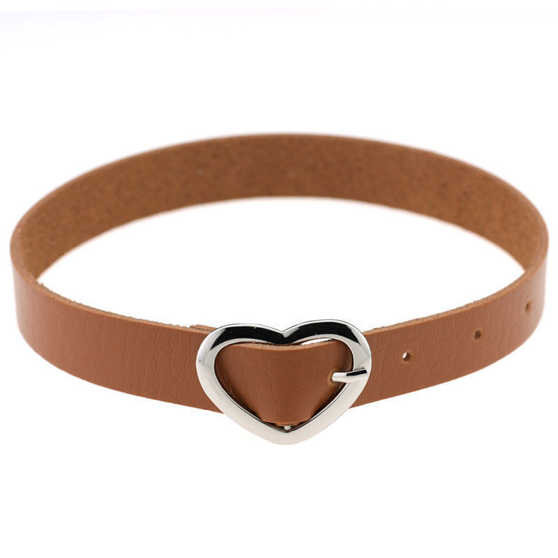 Size Leather Dark Punk Rock Niche Asian Culture Collar