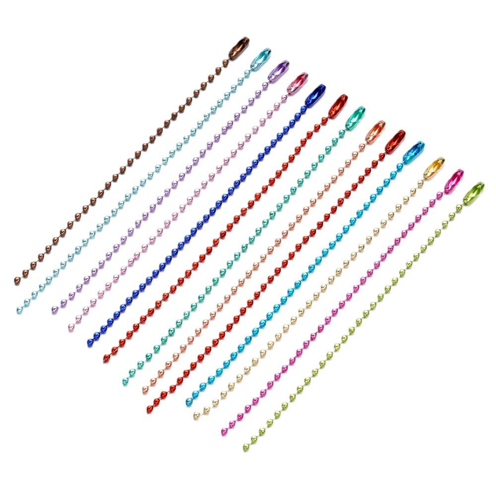Bead Metal Wave Chain Tag Key Jewelry Accessories