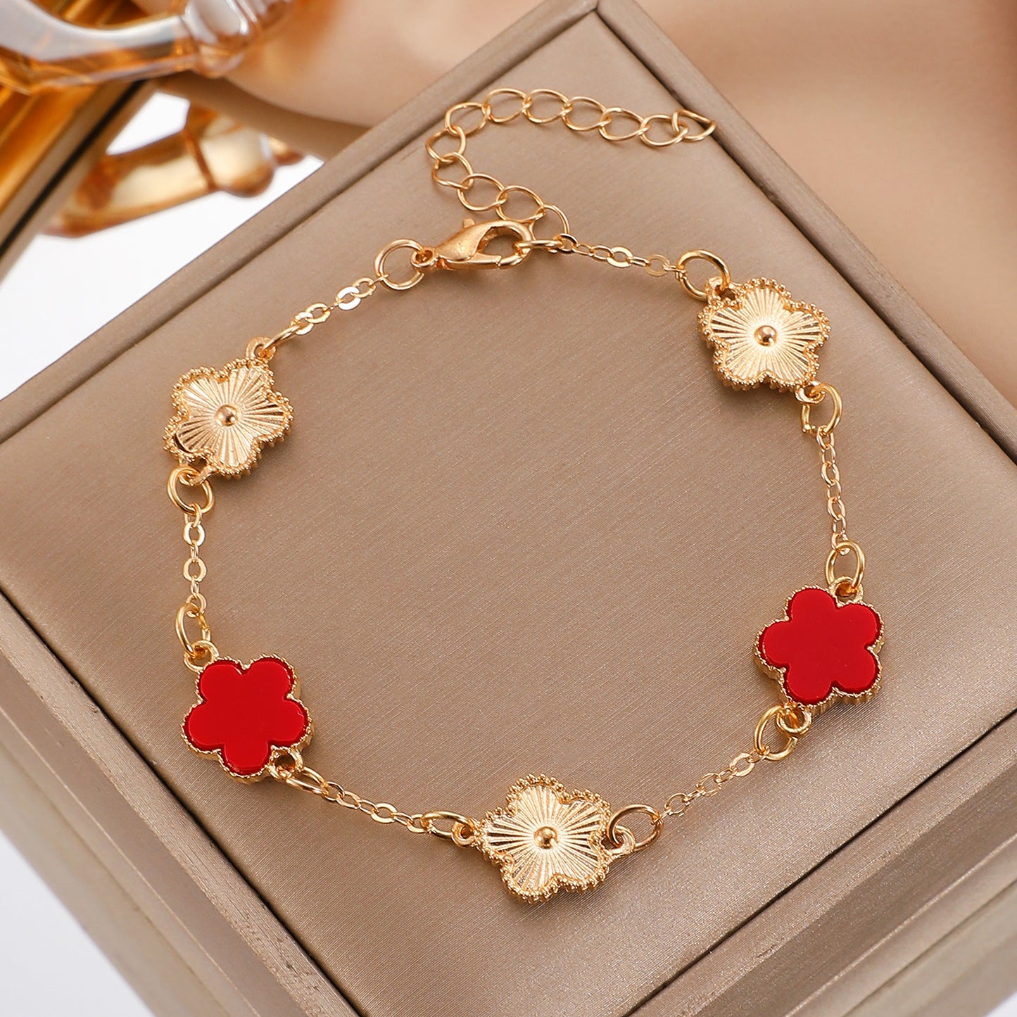 Lucky Flower Parthenocissus Grass Ear Female Jewelry Set