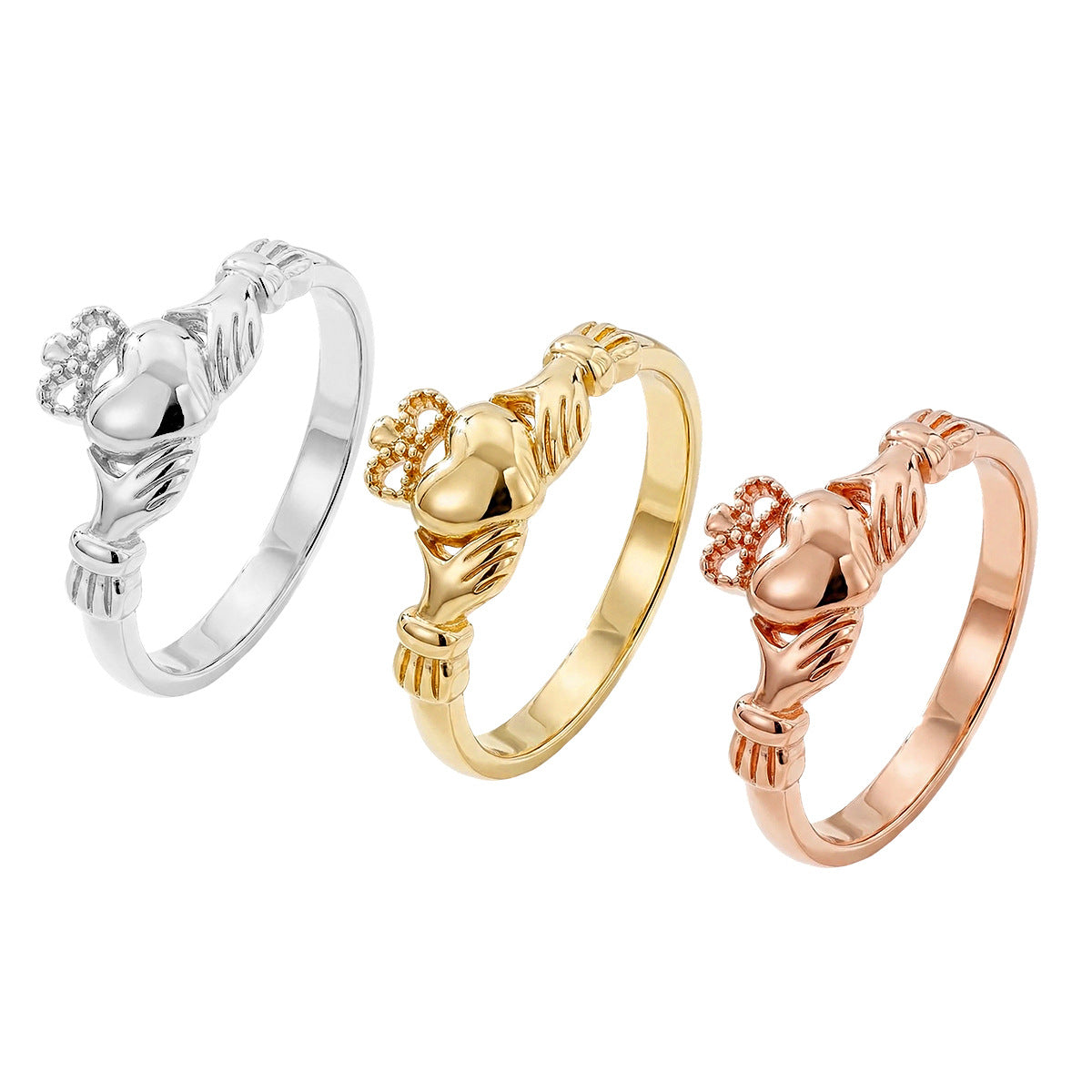 Heart-shaped Female Special Interest Light Luxury Opening Fashion Ring