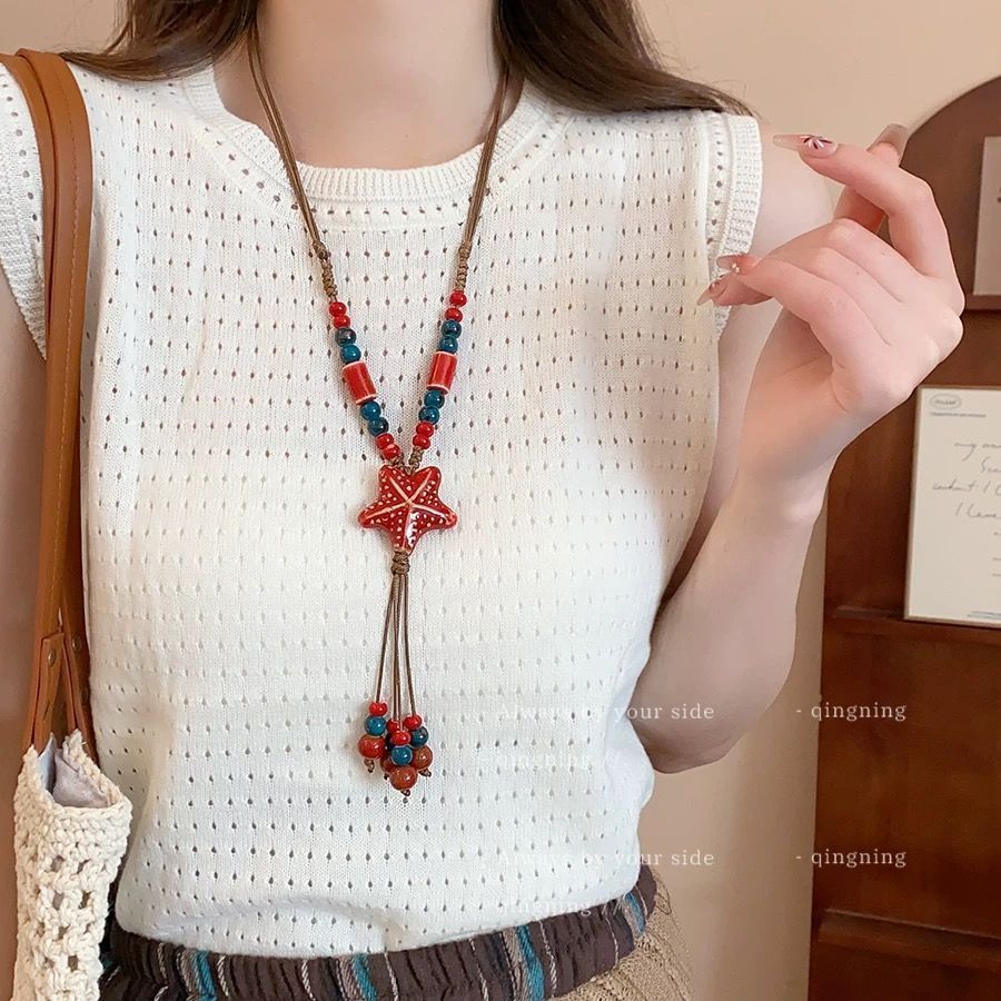 Women's Retro Atmosphere Clavicle Chain Summer Niche Design Necklaces