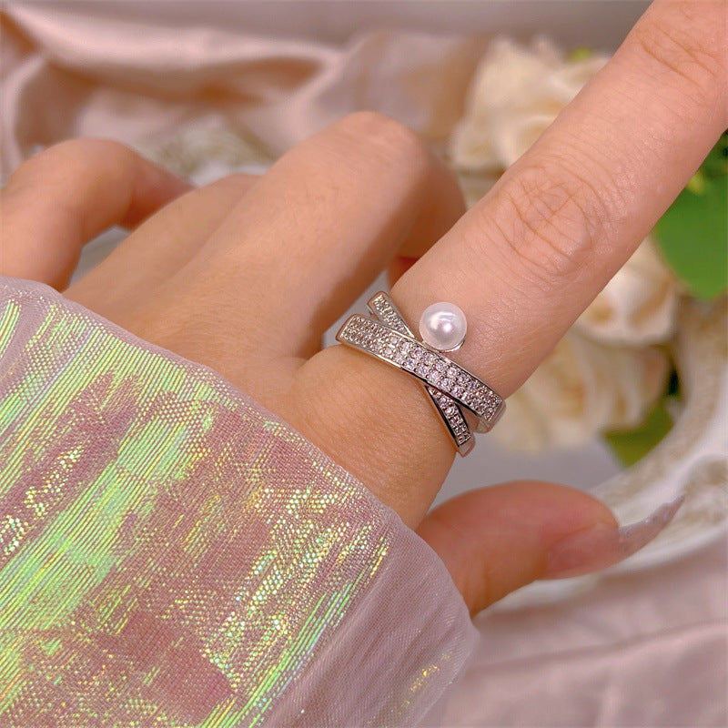 Yuan High-quality Zircon High-grade Color Retaining Open Rings