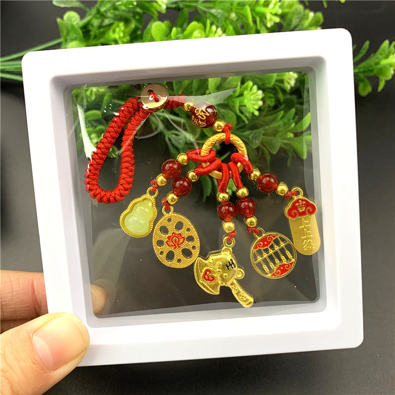 Copper Couple National Fashion Enamel Dripping Oil Hanging Ornaments