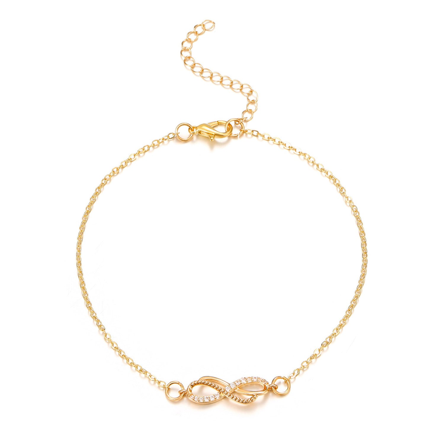 Women's Infinite Symbol Buckle Exquisite Personality Anklets
