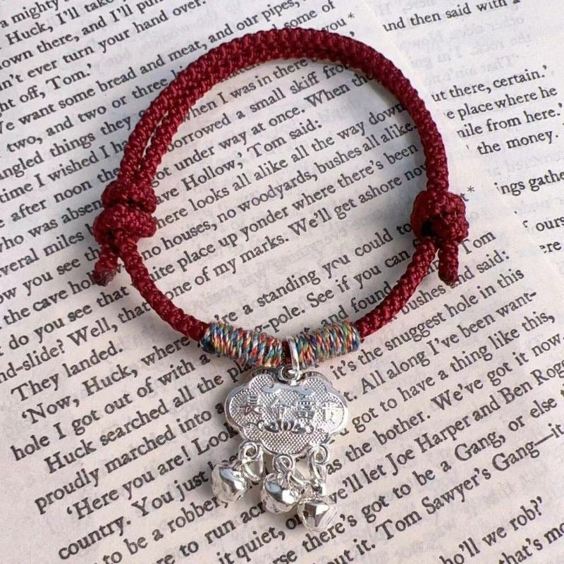 Chinese Style Safety Lock Bell Carrying Strap Gift For Bracelet