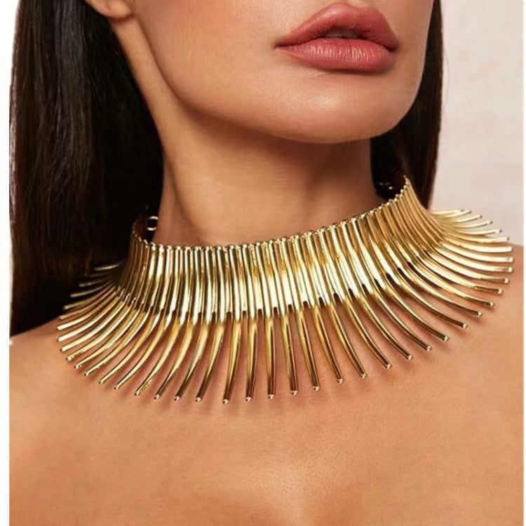 Exaggerated Personalized Indian Style With Fashion Necklaces