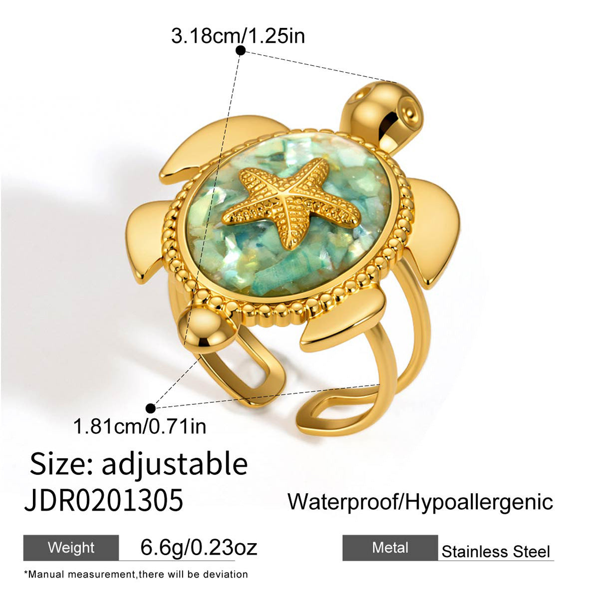 Women's Vacation Style Elegant French Advanced Dripping Stainless Rings