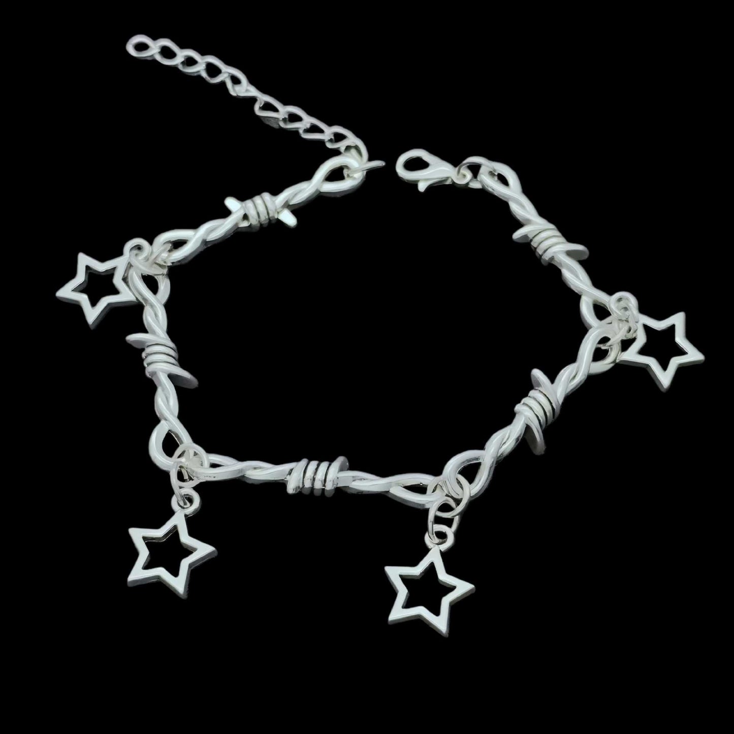 Women's & Men's Gothic Personality Fashion Thorns Hand Accessory Hip Hop Punk Bracelets
