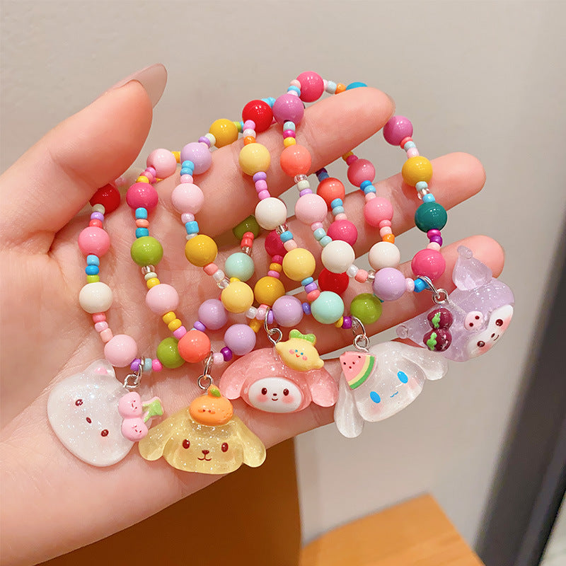 Women's Cartoon Little Good-looking Beaded Suit Cute Bracelets