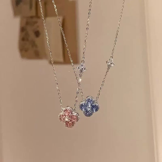 Lucky Clover For Light Luxury With Niche Stylish Necklaces
