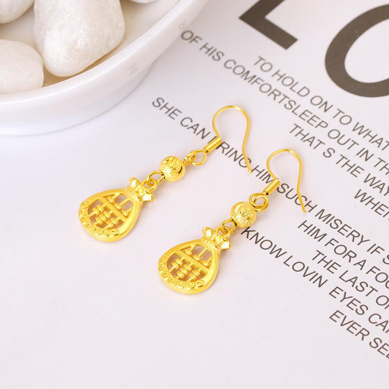 Women's Placer Gold Tassel No Color Fading Rings