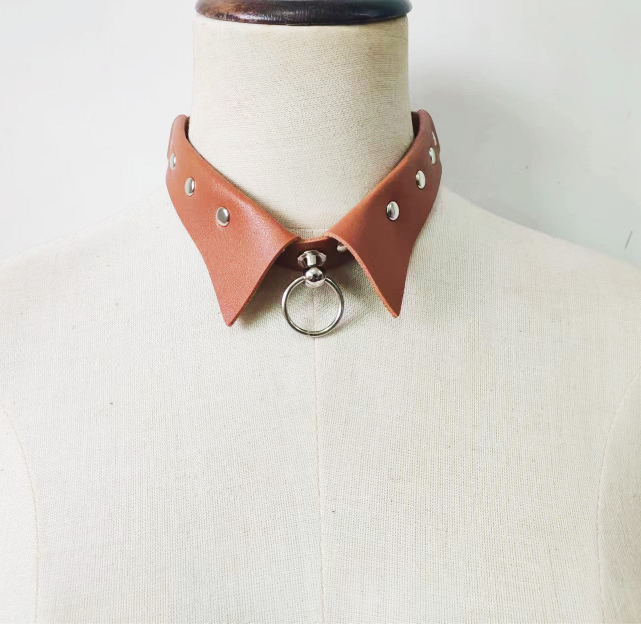 Personality Punk Gothic Leather Simple Trend Collarbone Necklet Collar