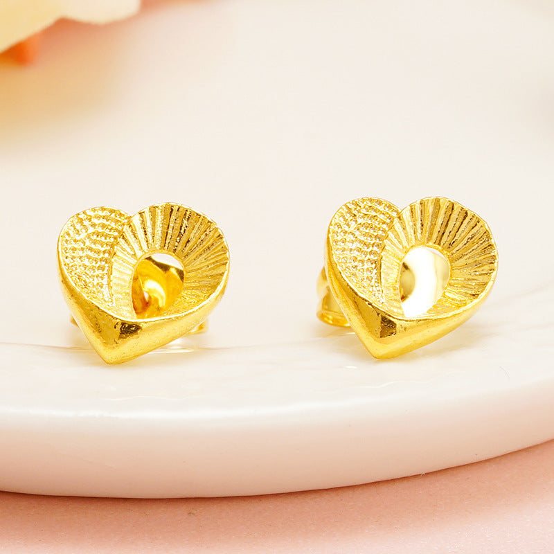 Women's Placer Gold Tassel No Color Fading Rings