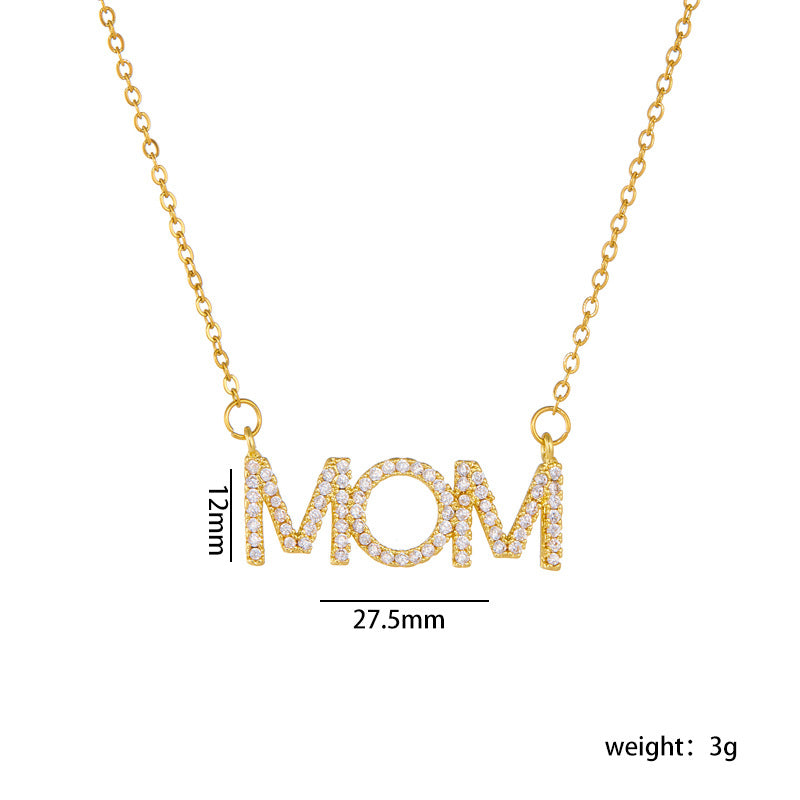 Mother's Day Female Design Love Graceful Clavicle Necklaces