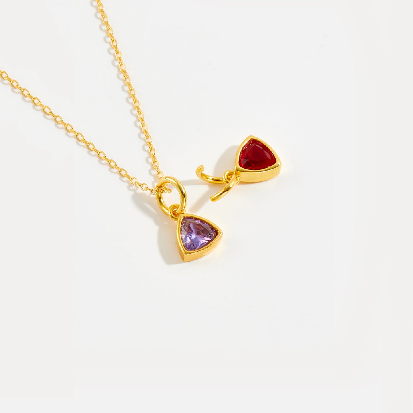 Sterling Sier Color Zircon Personalized Fashion Trendy Clavicle Necklace