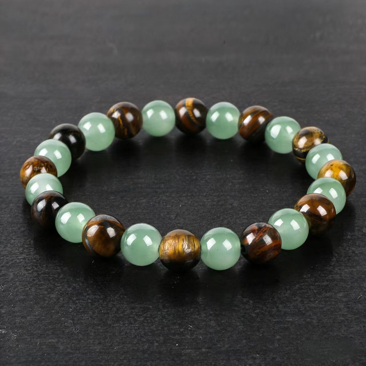 Green Aventurine Natural Stone Lucky Fortune Mixed Bracelet